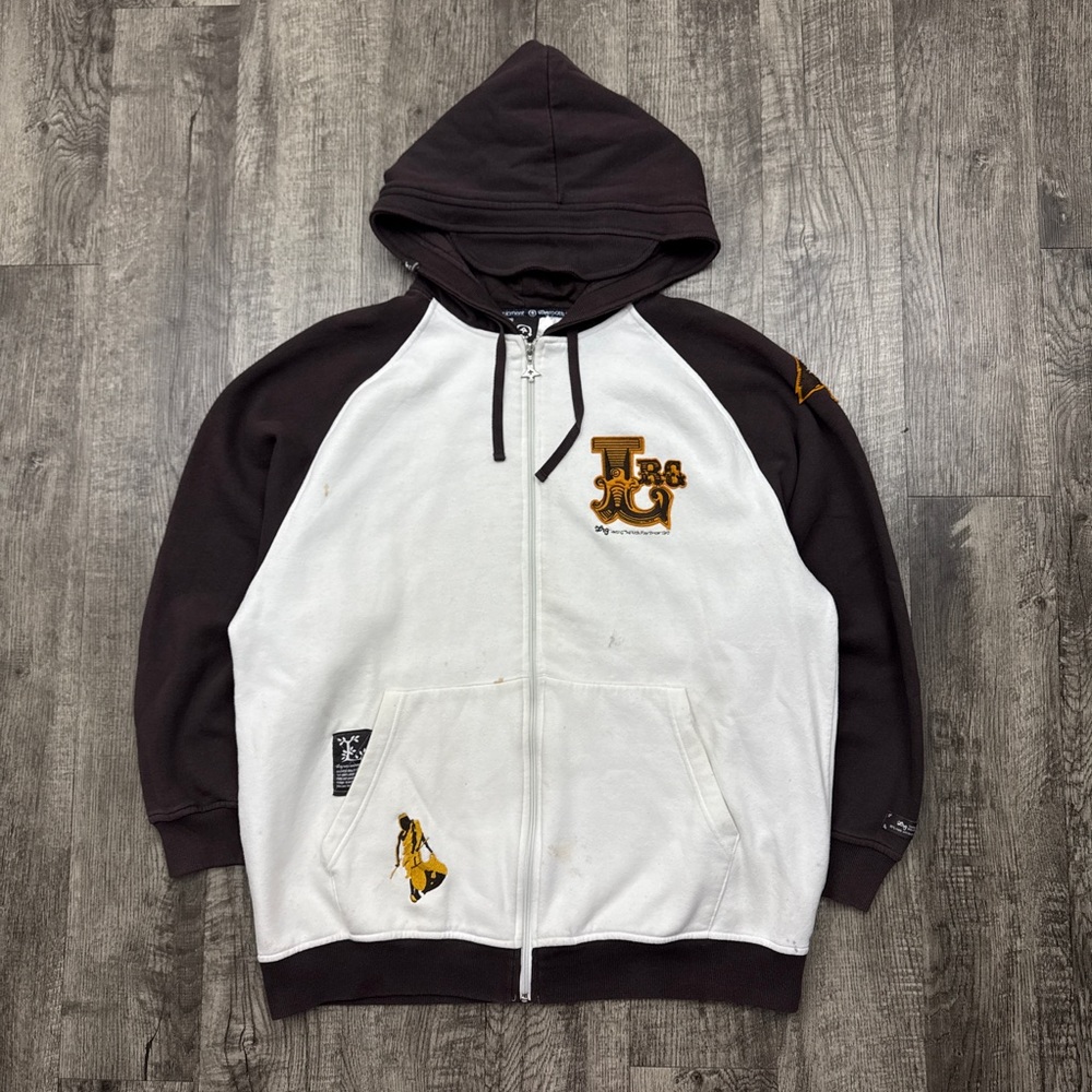Y2K LRG Lifted Research Group Zip Hoodie Skater Hip Hop